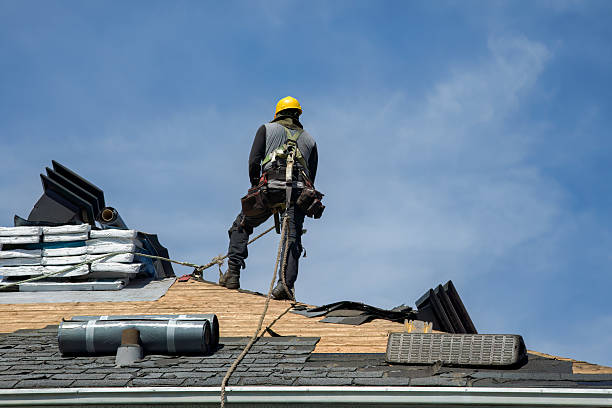 Professional Roof Replacement technician working in Mount Marion, NY
